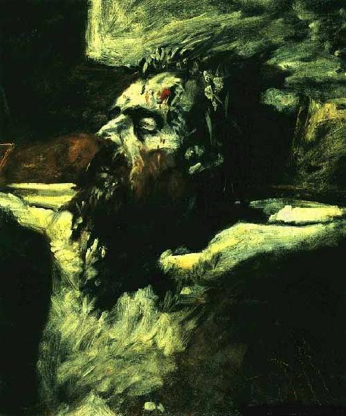 Nikolai Yaroshenko Head of the crucified Christ oil painting image